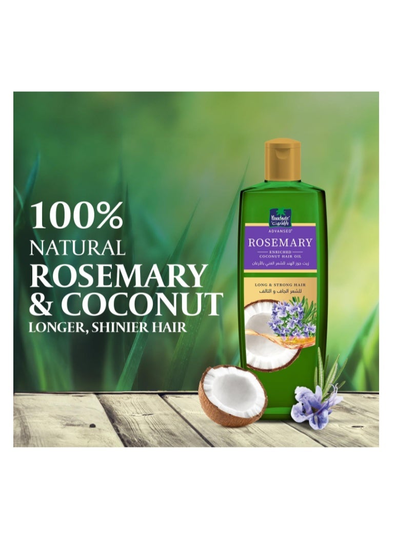 Parachute Advansed Rosemary Enriched Coconut Hair Oil – For Long, Thick & Strong Hair, 200 ml - Image 4